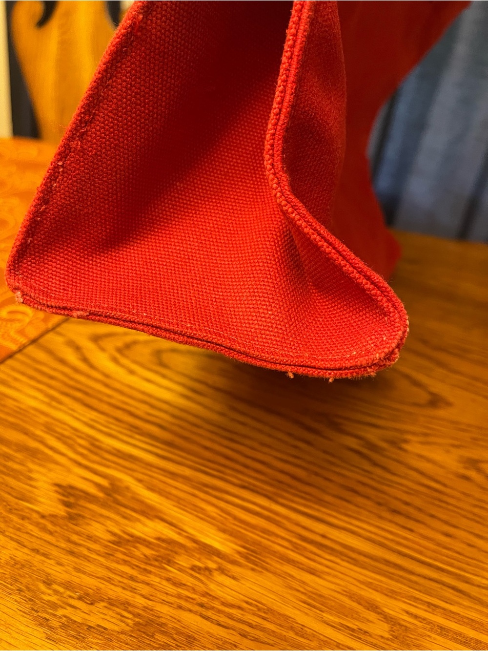 Michael Kors Red Canvas Logo Tote - Picture 2 of 3